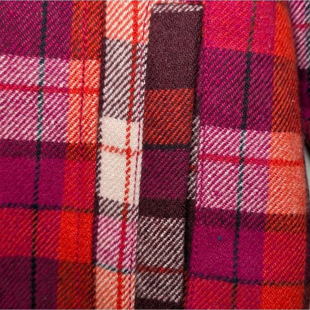 Vintage Y2K Old Navy Plaid Jacket Coat Girls XL Rory Gilmore